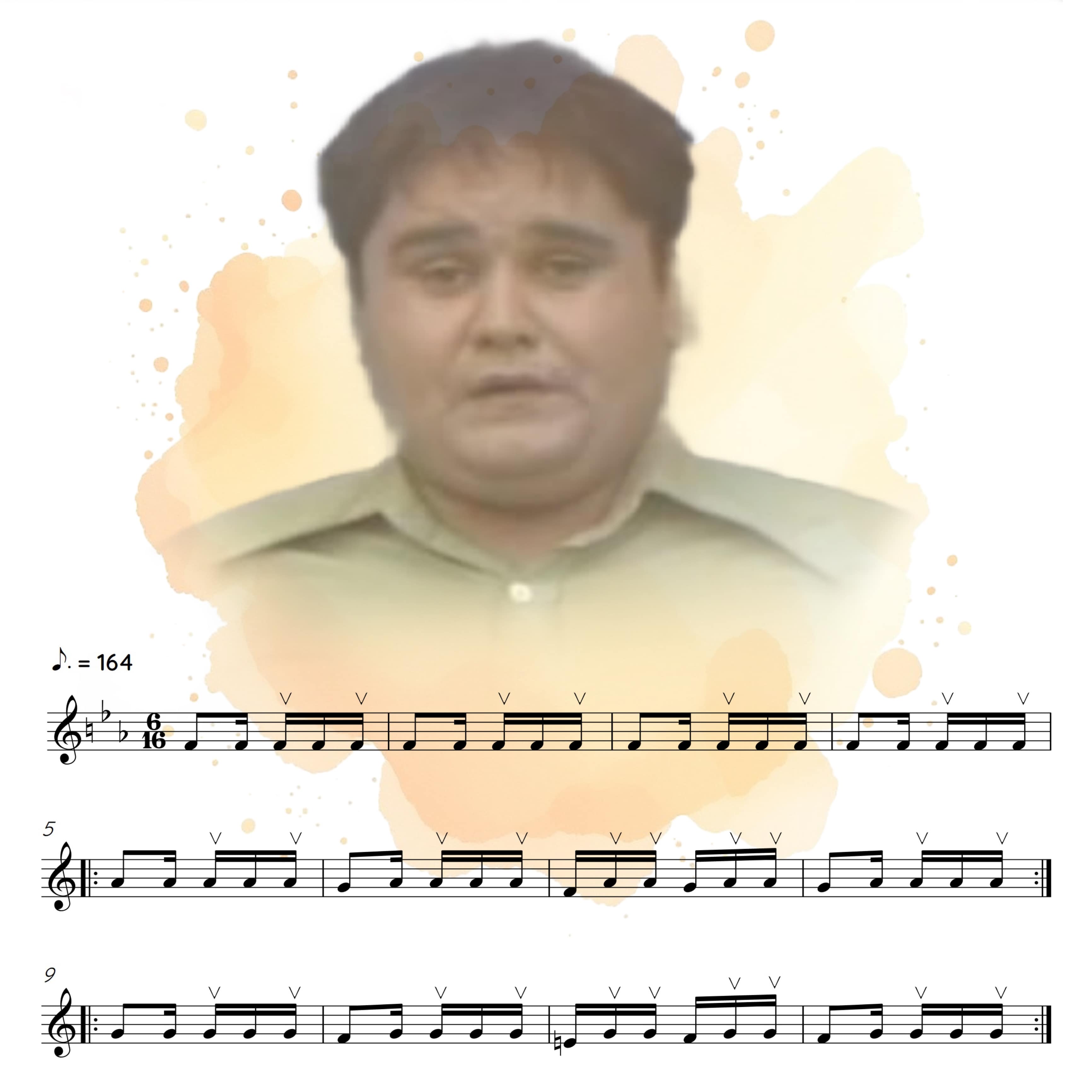 باز مدرسه م دیر شد - متوسط ( نت و موزیک همراهی )